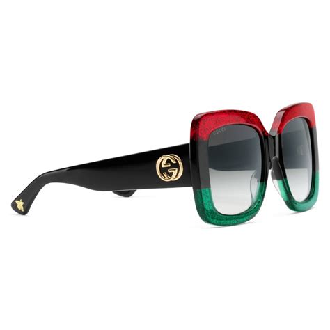 occhiali gucci produttore|occhiali Gucci sole quadrati.